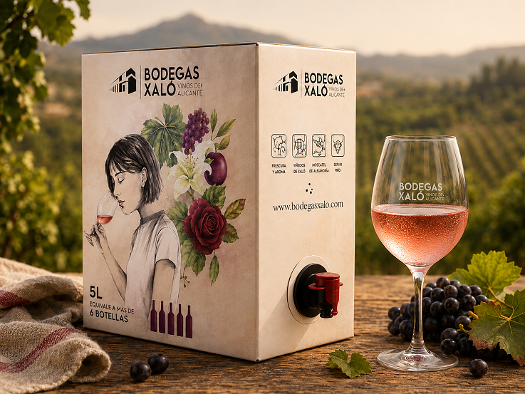 Bag in Box Dry Pink 5L