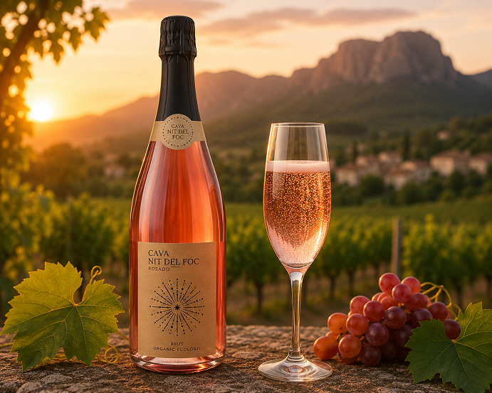 Cava Nit del Foc rosat