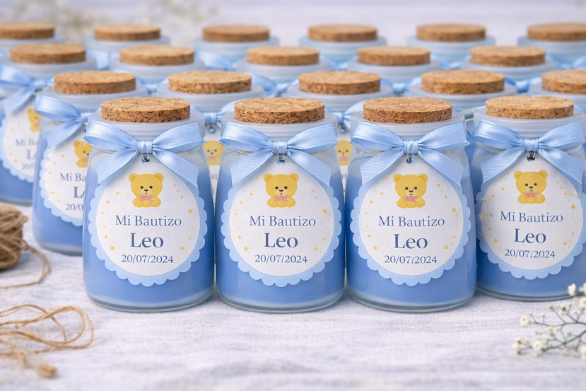 Vela Aromática azul tapa corcho