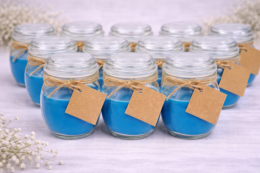 Vela Aromática Azul cristal