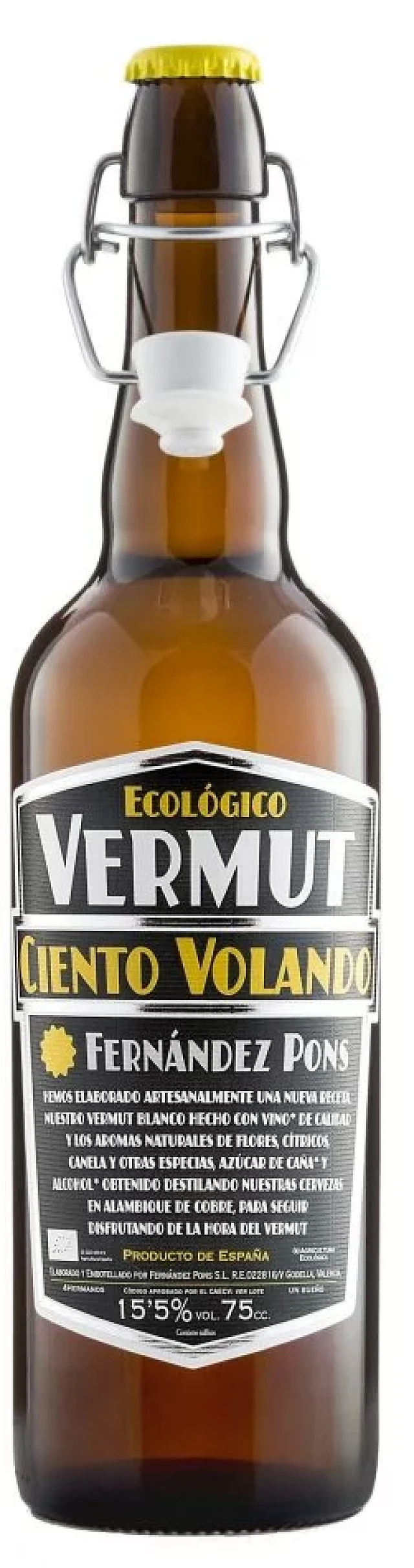 Vermouth Blanco Ciento Volando Eco.