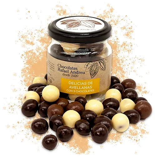 Delicias de Avellana 3 chocolates