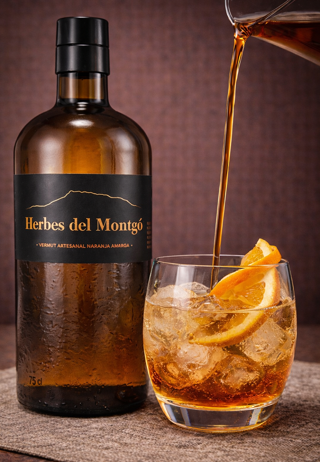 Vermouth Herbes del Montgó naranja amarga